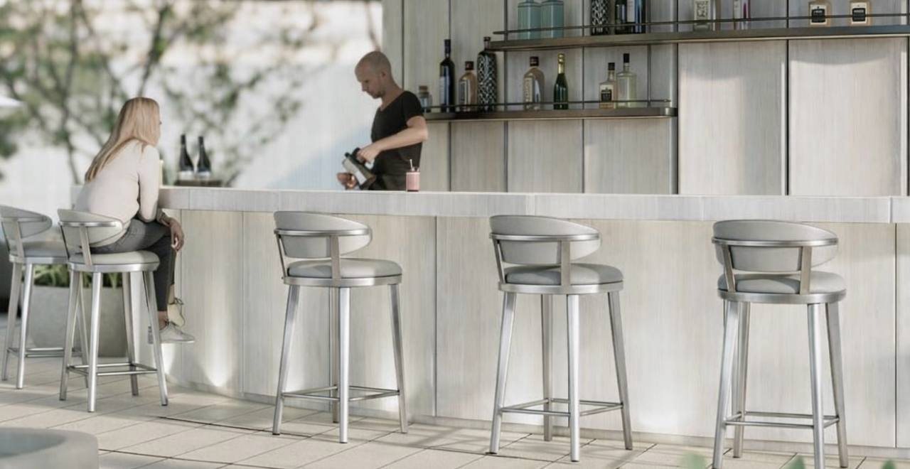 O Hotel — The patio bar