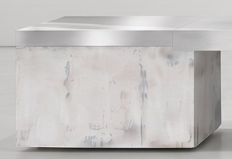 Object II · Low unit — the painted surface