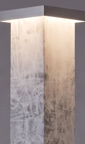 Object III · Lamp — the painted surface
